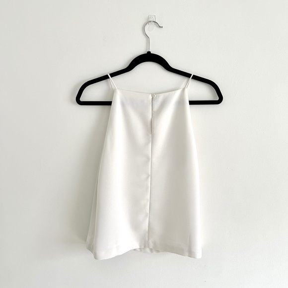 Banana Republic Square Neck Camisole White Chic Blouse Sleeveless Size XS - Picture 7 of 11